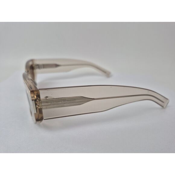 Saint Laurent SL 697 003 SL697 Transparent Clear Beige/Grey Mirror Sunglasses main image 8